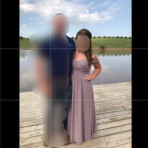 Azazie Dusk bridesmaid dress